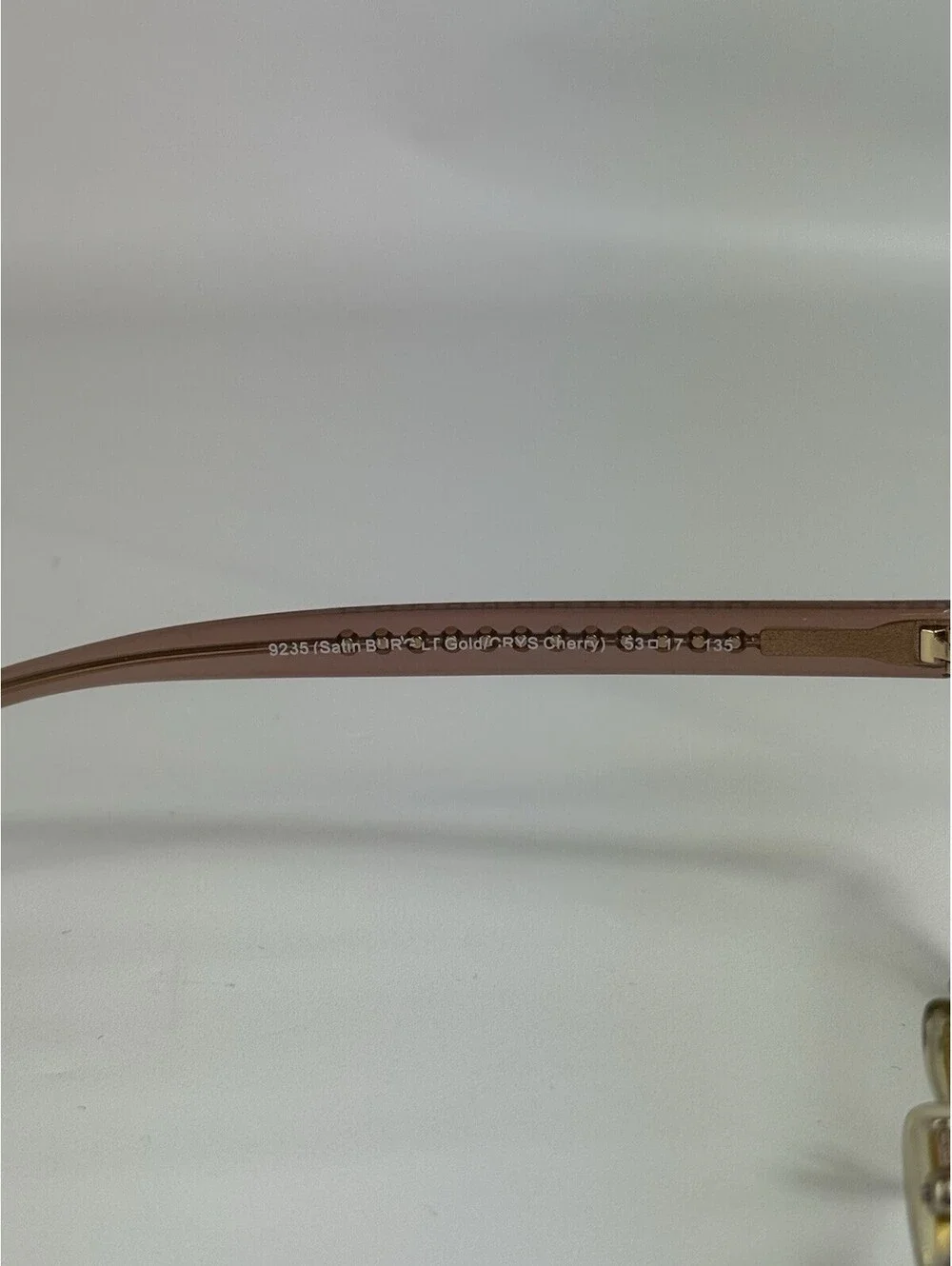 Coach HC5067 Womens Metal Eyeglass Frame 9235 Satin Burgundy Gold 53-17